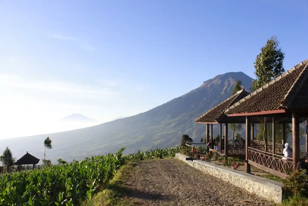 Pemandangan kawasan Magelang Tengah